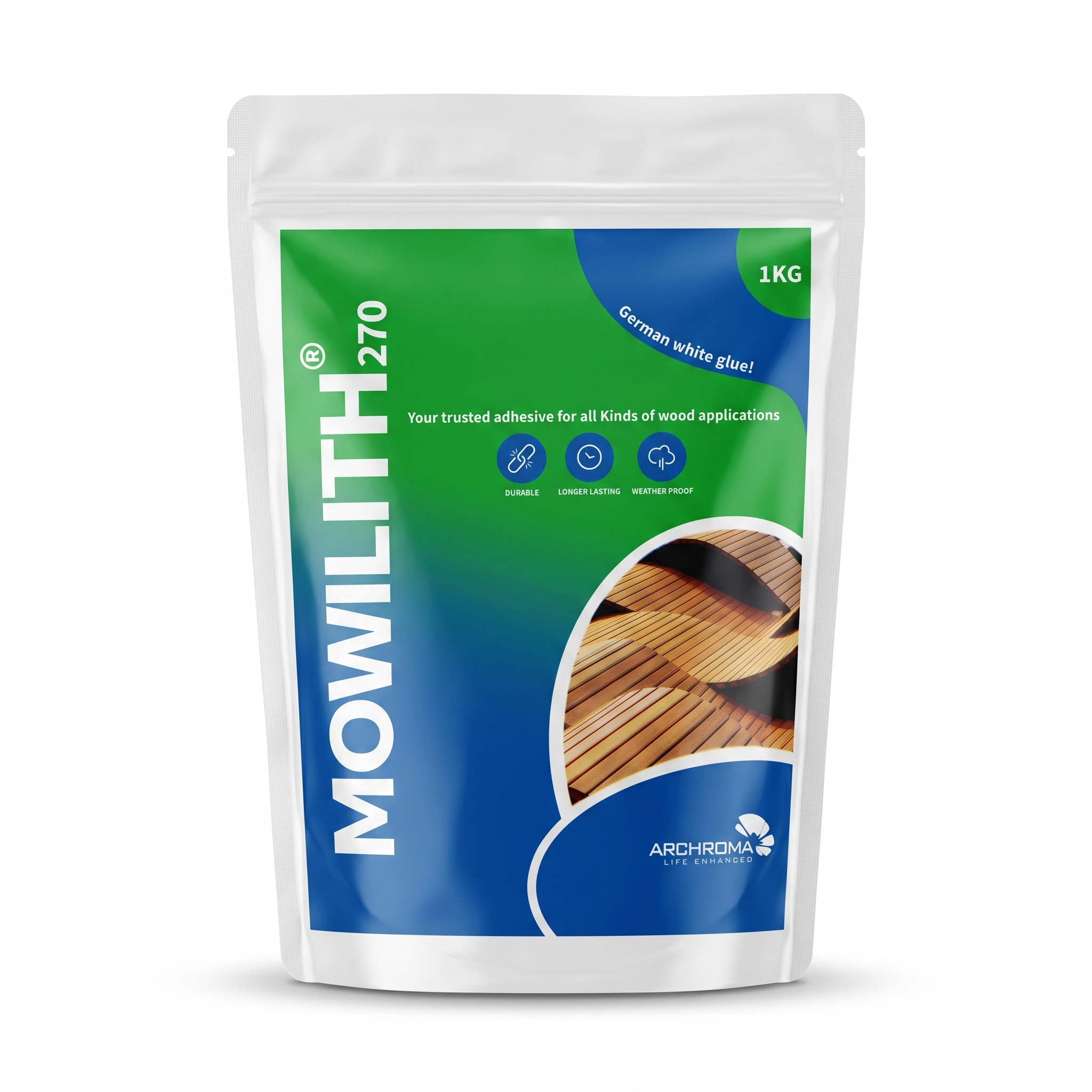Mowilith 270 (german white glue) Mowilith 270 (german white glue) 1Kg - Image 1
